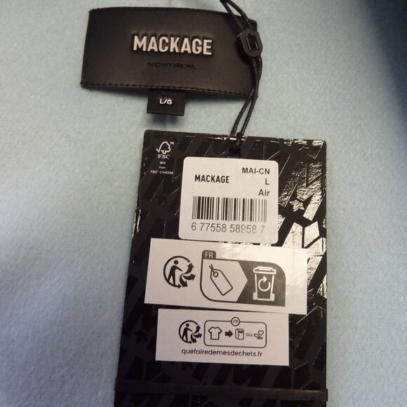 Mackage MAI-CN Double-Face Wool Wrap Coat - Picture 12 of 12